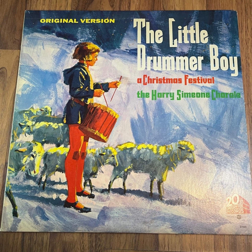 The Little Drummer Boy Harry Simeone Chorale Vinyl LP Christmas Festival 1966